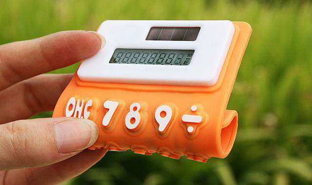 創(chuàng)意可折疊計算器硅膠按鍵